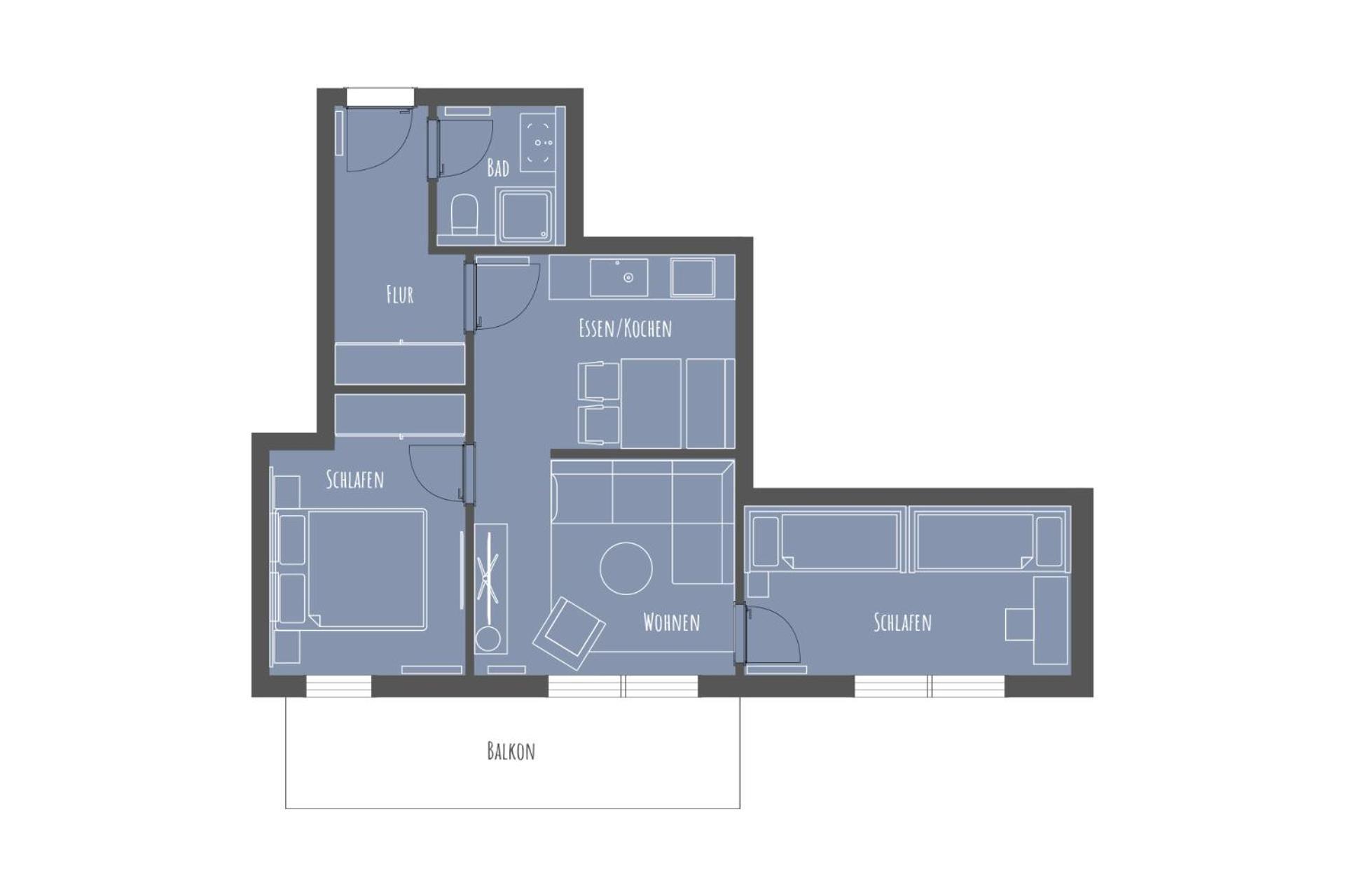 Apartmenthaus B3 Norderney Camera foto