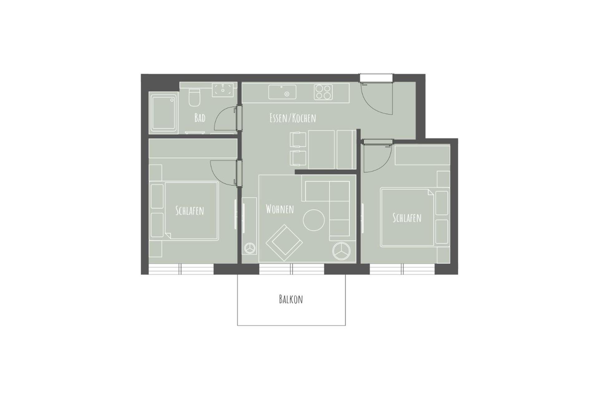 Apartmenthaus B3 Norderney Camera foto